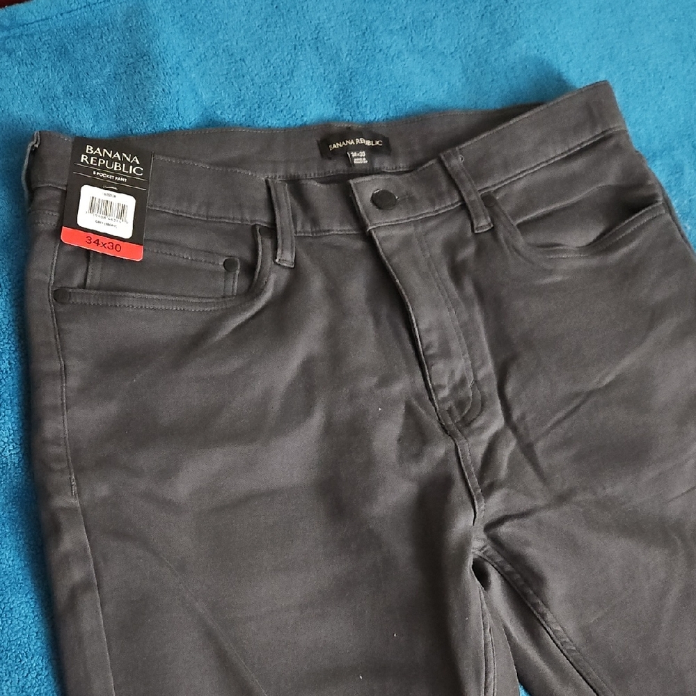 Banana Republic Men's Charcoal Slim Jeans